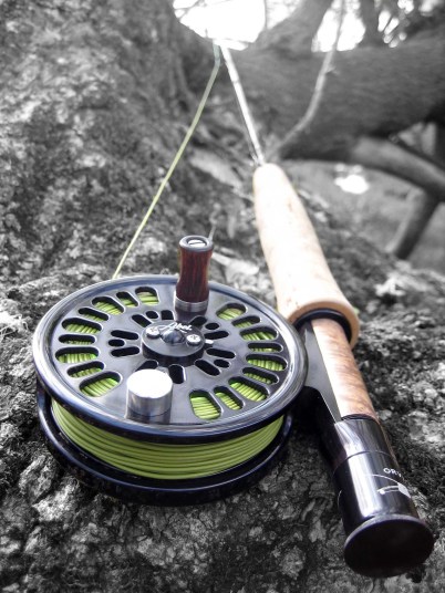 Paul’s Orvis “Super Fine” 7-foot 4-Weight rod with Able Reel – A great little rod for fishing small streams amidst woods and tight stream brush